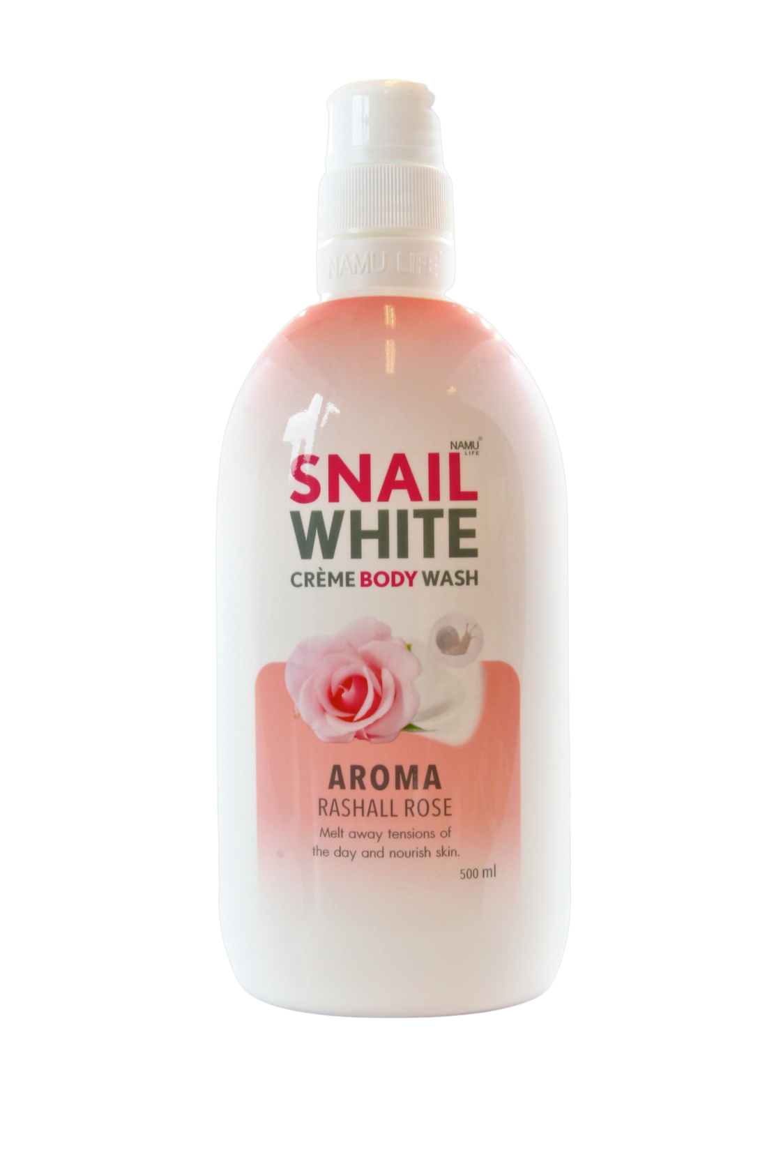 Snail White Cream Body Wash, rozenaroma 500 ml