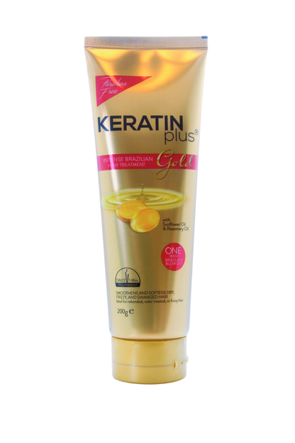 Traitement capillaire brésilien intense Keratin Plus, 200 grammes