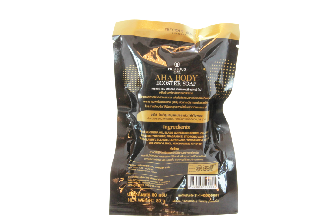 Savon booster corporel Precious Skin Thailand AHA 80 grammes