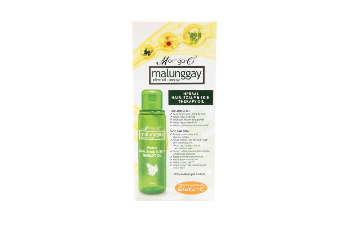 Huile capillaire thérapeutique aux herbes Moringa O2 55 ml