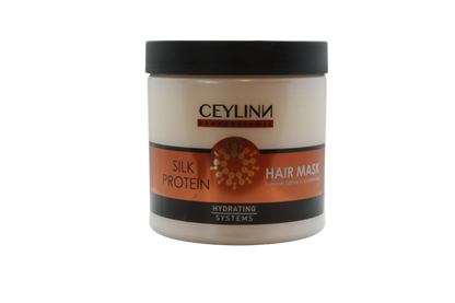 Masque capillaire professionnel aux protéines de soie Ceylinn 500 ml