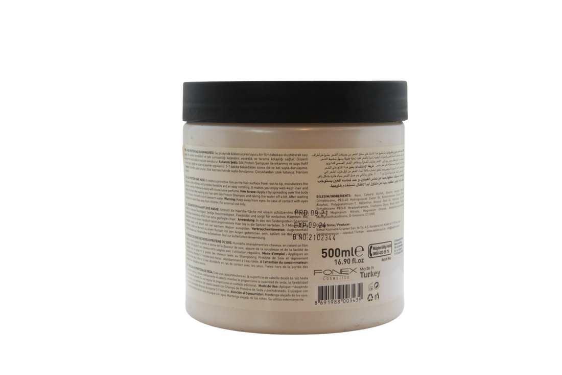 Masque capillaire professionnel aux protéines de soie Ceylinn 500 ml