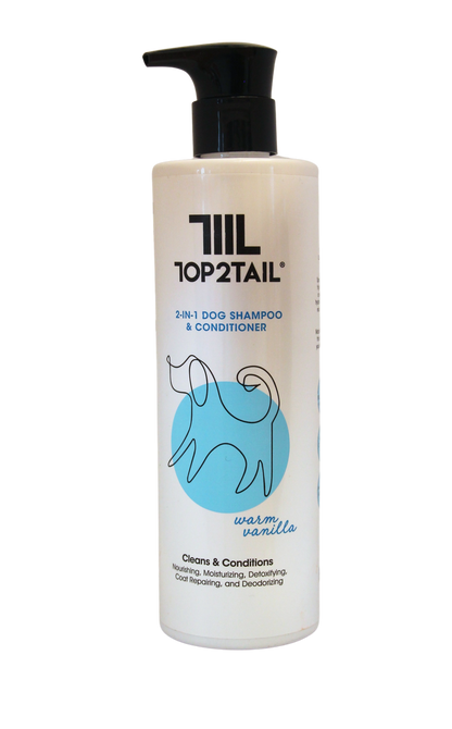 Shampoing et après-shampoing 2 en 1 pour chien Top2Tail