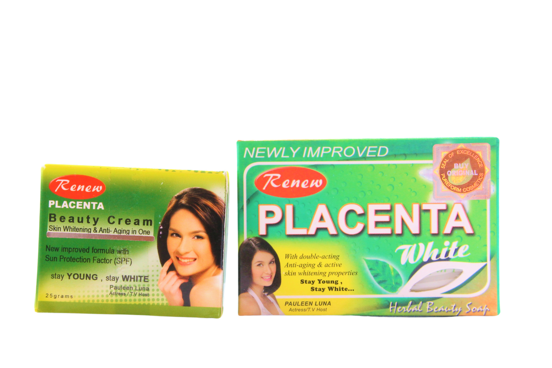 Savon Placenta Blanc Renew + Crème de Beauté Placenta
