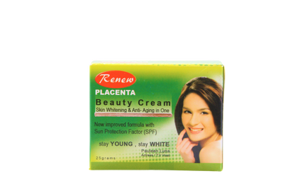 Crème de beauté Renew Placenta éclaircissante et anti-âge