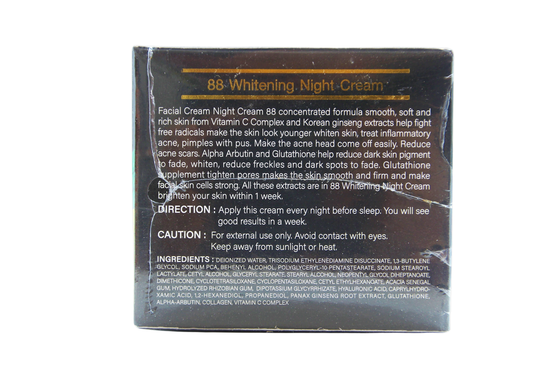 88 Total White Whitening night cream 20 grams