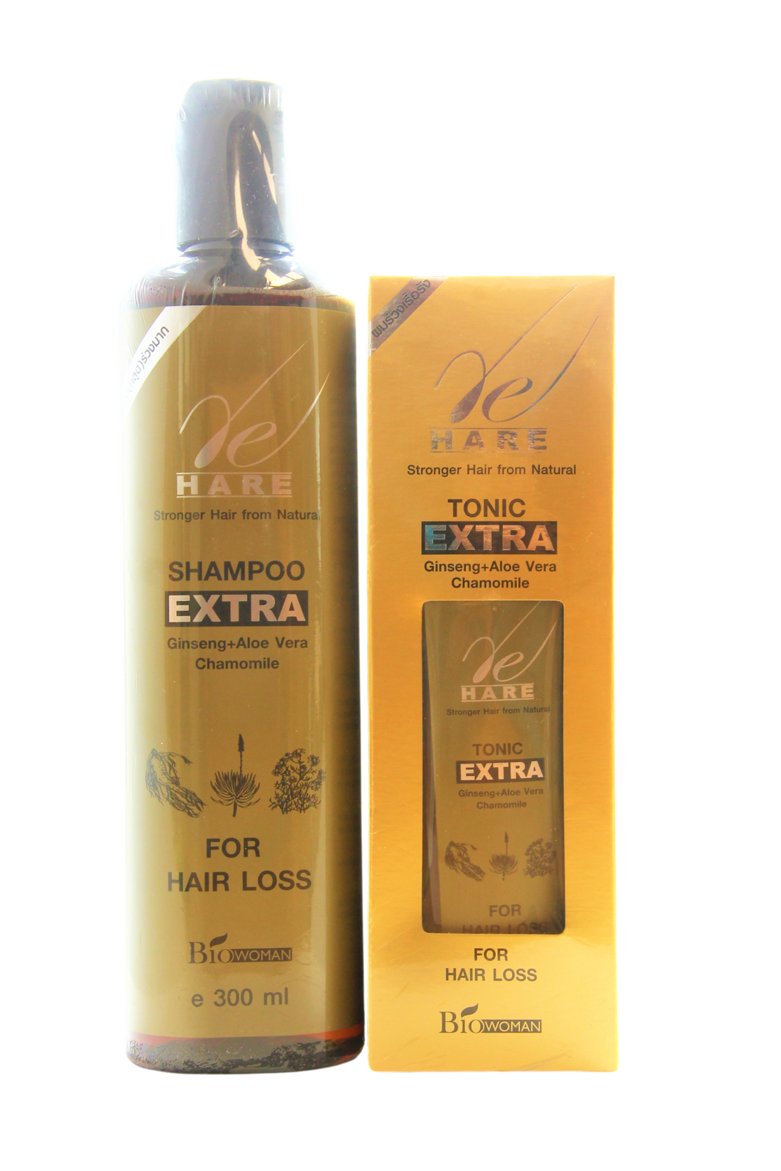 Re HareTonic contre la chute de cheveux chronique, + Re Hare Shampoo contre la chute de cheveux