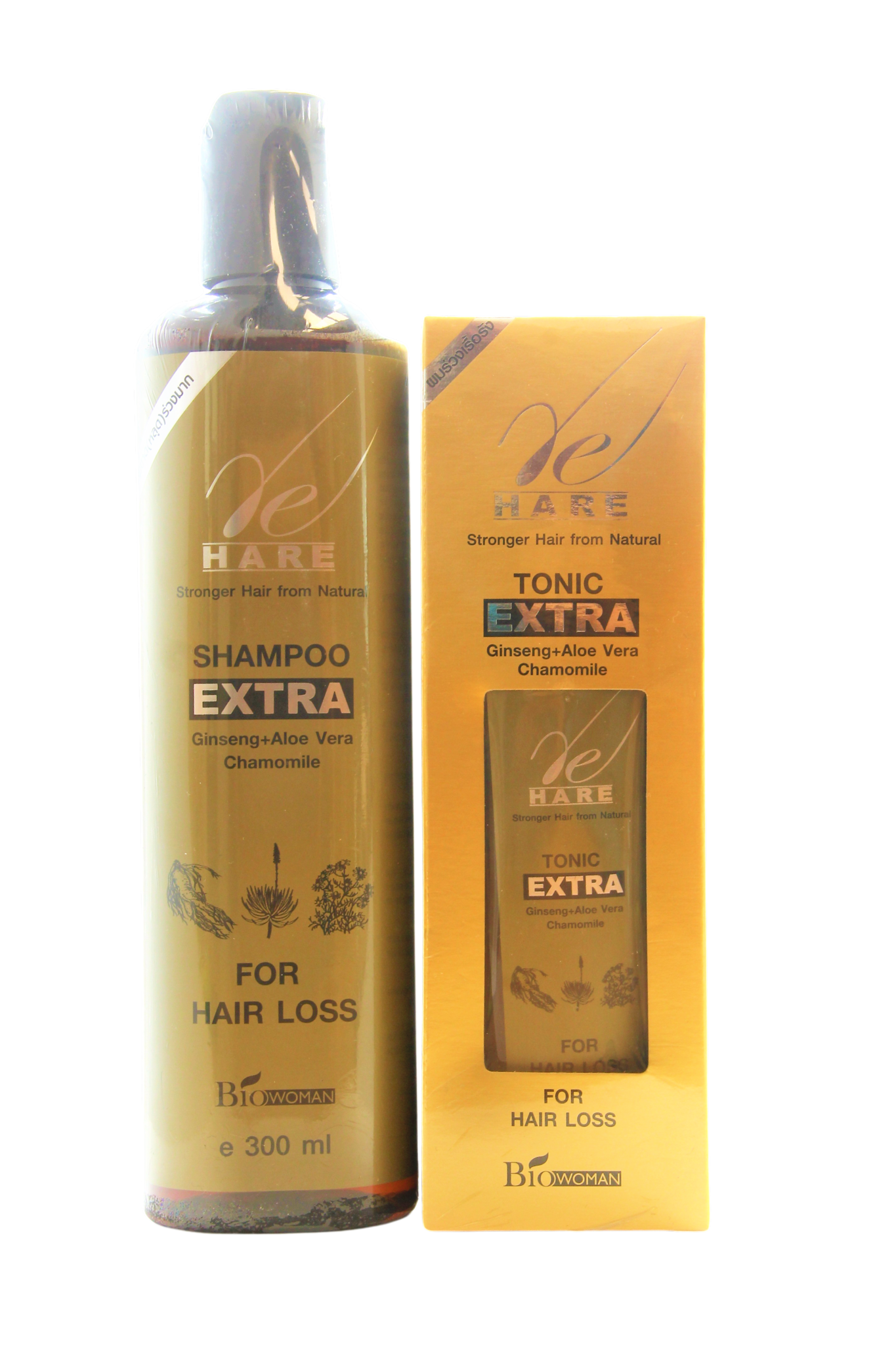 Re HareTonic contre la chute de cheveux chronique, + Re Hare Shampoo contre la chute de cheveux