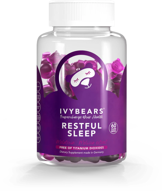 Ivybears, boostez votre santé ! Oursons vitaminés pour un sommeil réparateur. 