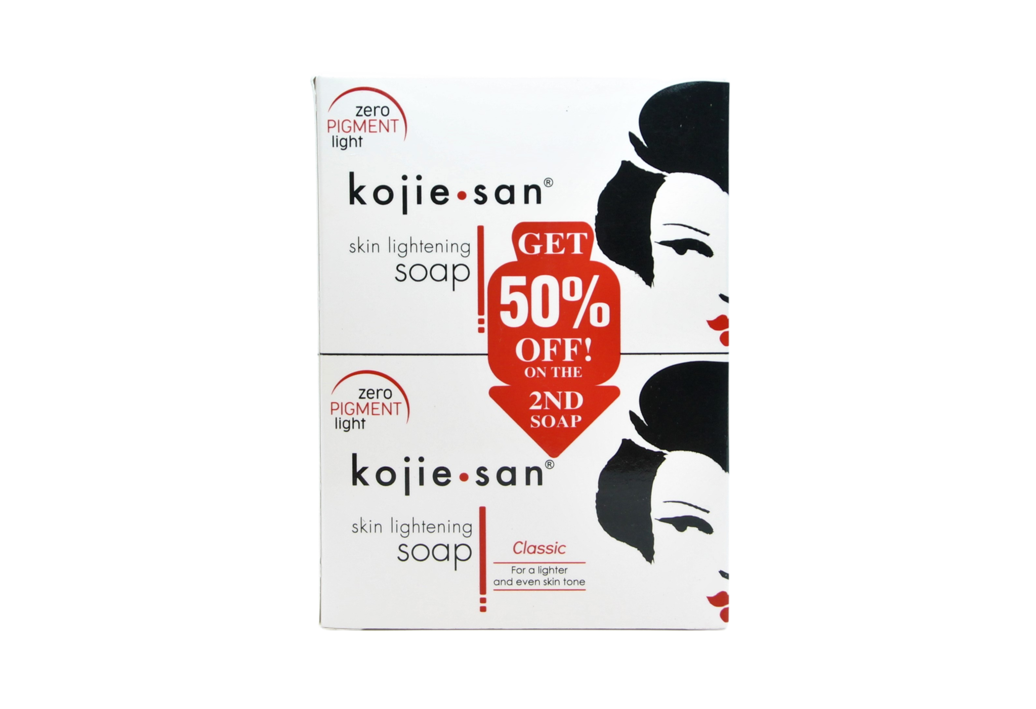 Savon éclaircissant Kojie San 2 x 135 gr