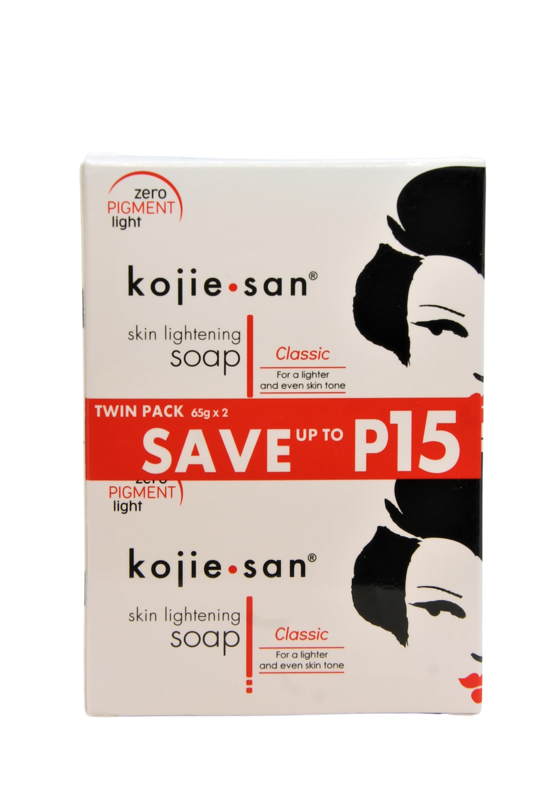 Savon éclaircissant pour la peau Kojie San 2 x 65 grammes