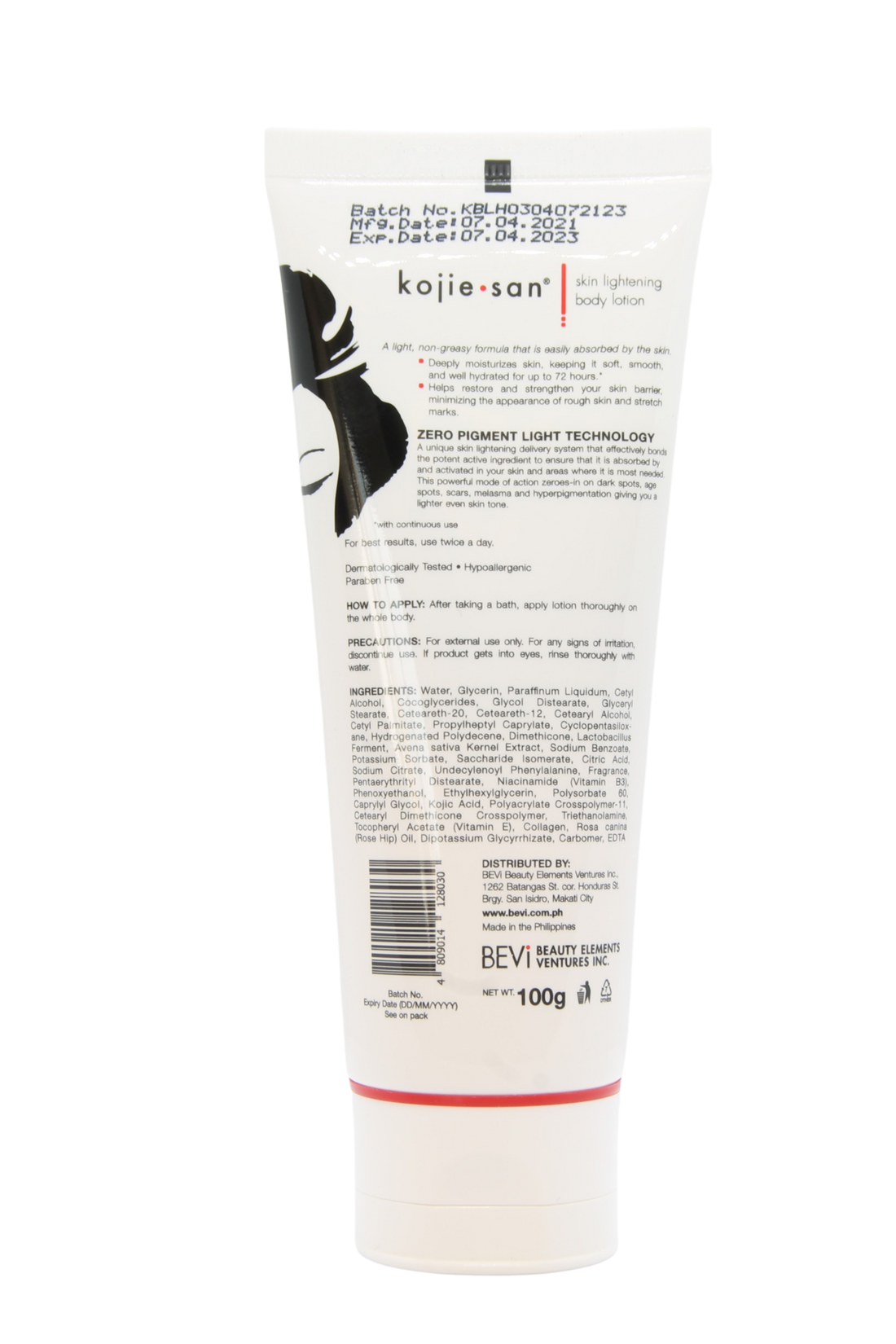 Kojie San Lotion corporelle éclaircissante pour la peau 100 g