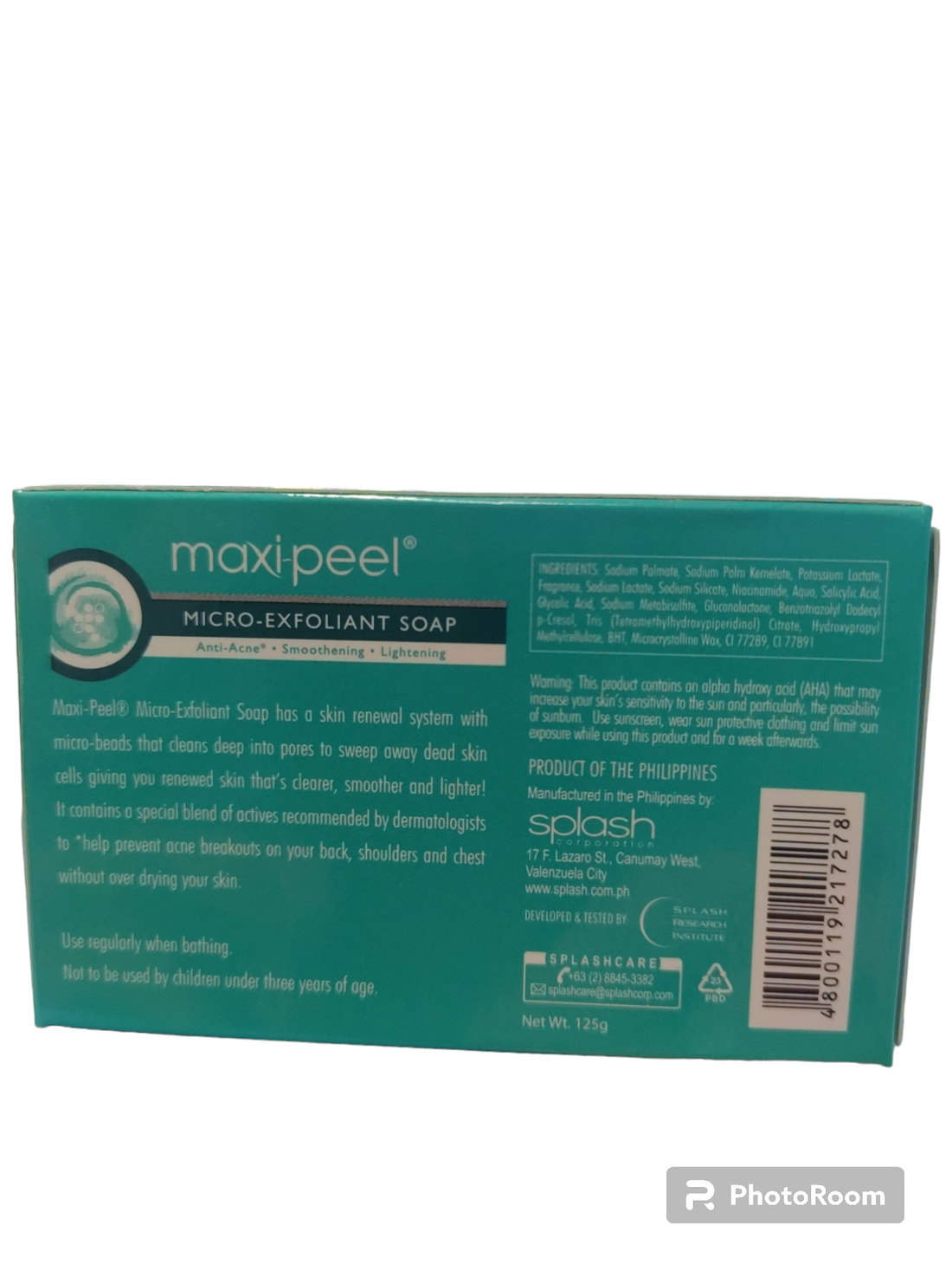 Savon micro exfoliant Maxi-Peel 125gr