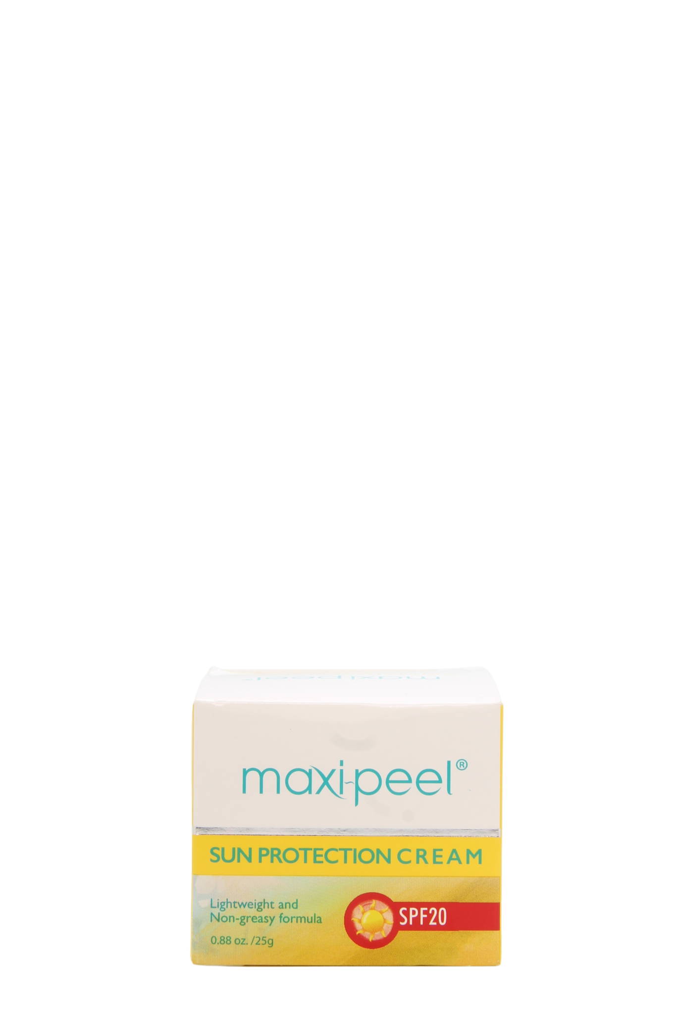 Maxi Peel zonnebrandcrème SPF20, 25gr