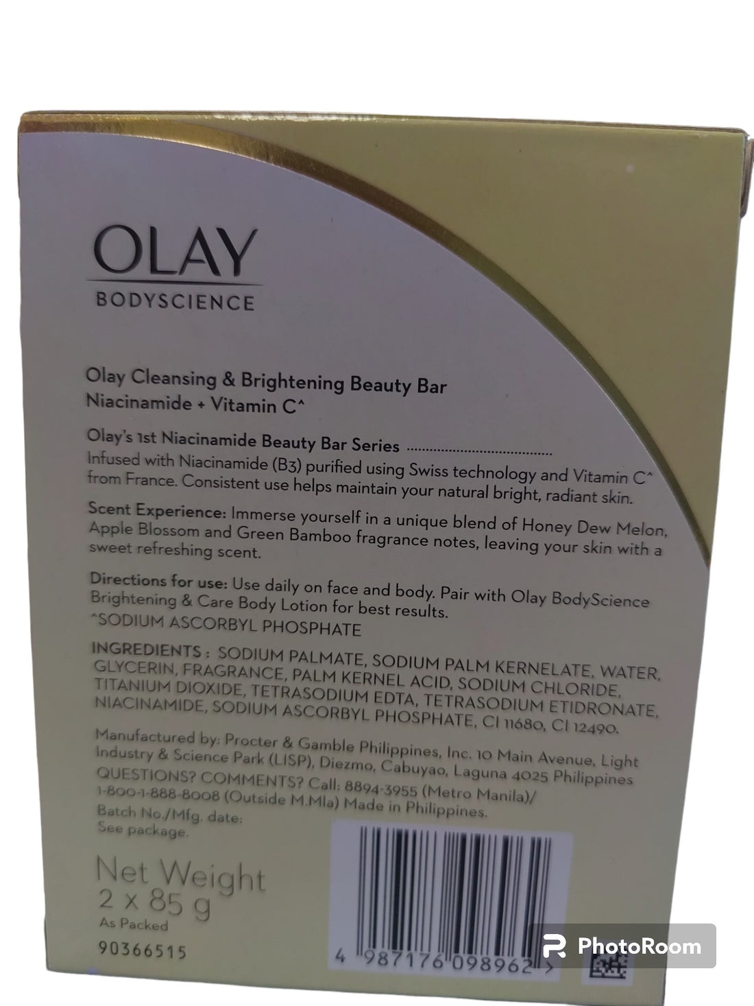 Olay Bodyscience B3+ Vitamine C 2x85 grammes