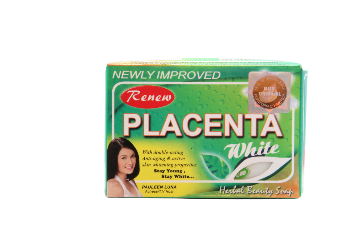 Renew Placenta White Savon éclaircissant et anti-âge pour la peau