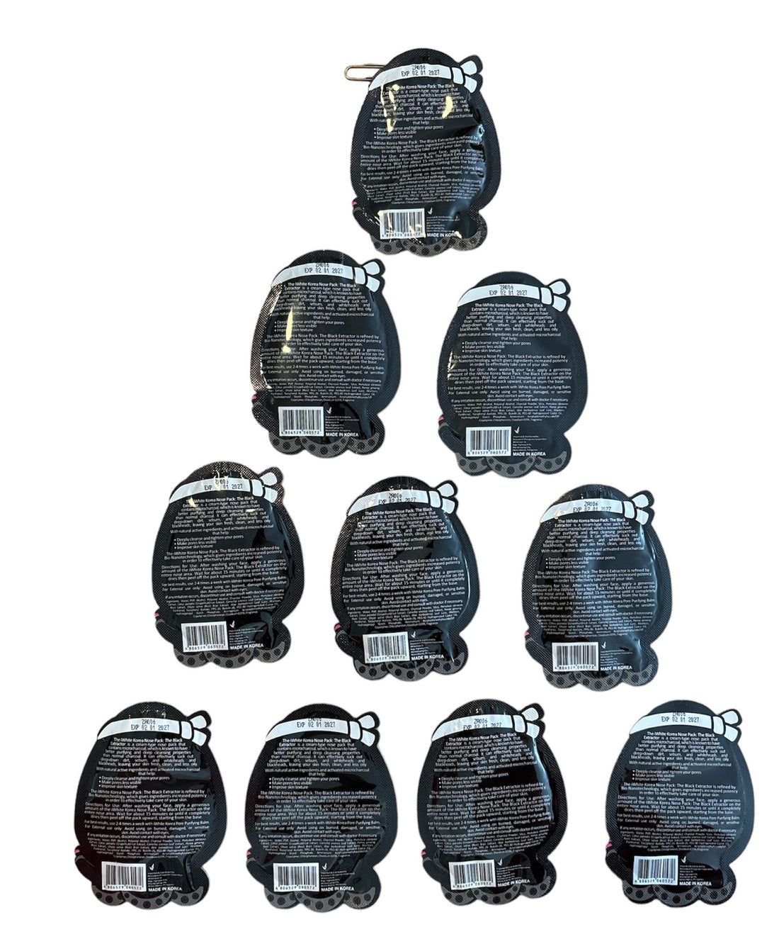 Pack Nez Coréen Blanc 5 pièces