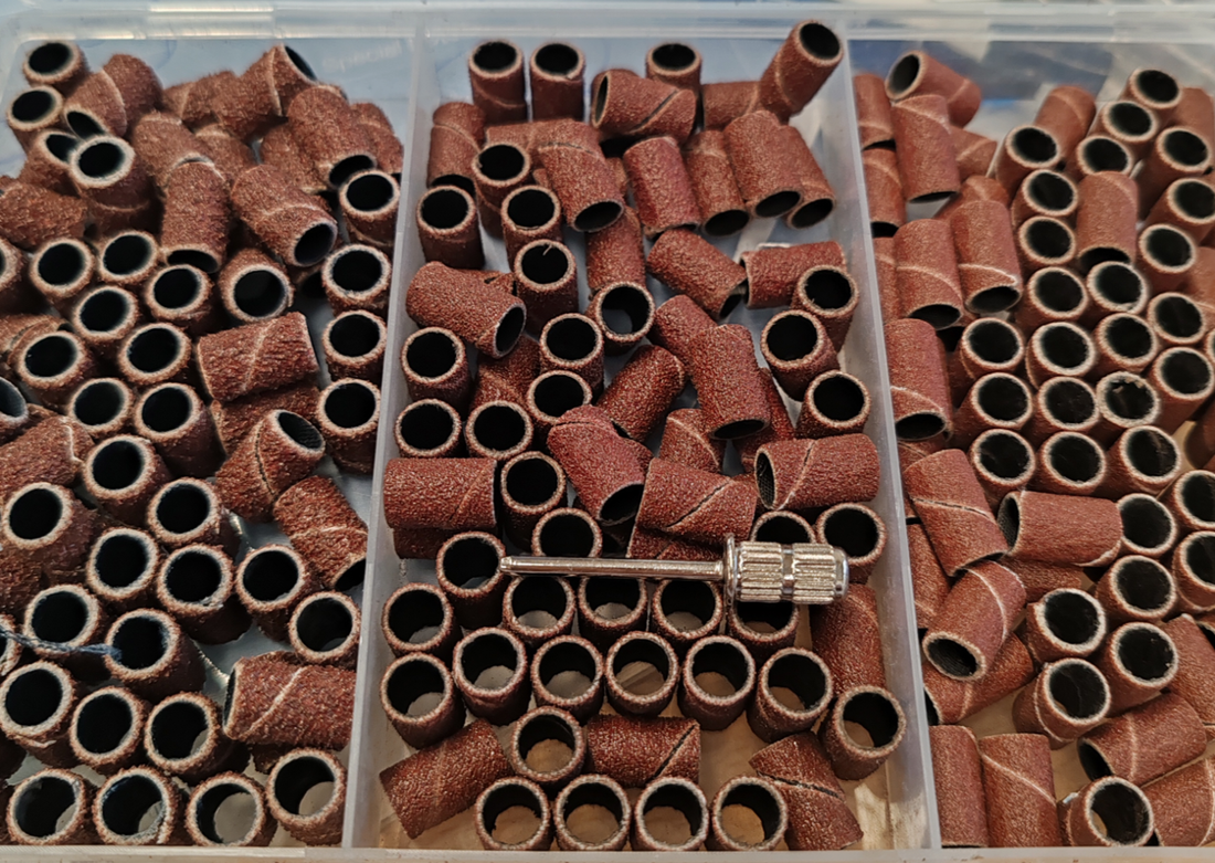 Rouleaux de ponçage pour pédicure 210 pièces