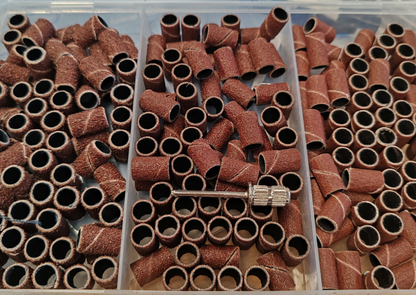 Rouleaux de ponçage pour pédicure 210 pièces