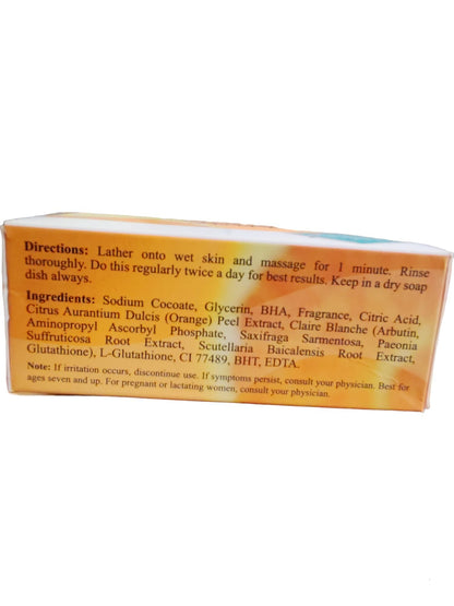 Diamond Orange Peel & L-Glutathione Facial & Body Soap 150 g Verhe Totaal Beauty Diamond Orange Peel & L-Glutathione Facial & Body Soap 150 g Verhe Totaal Beauty