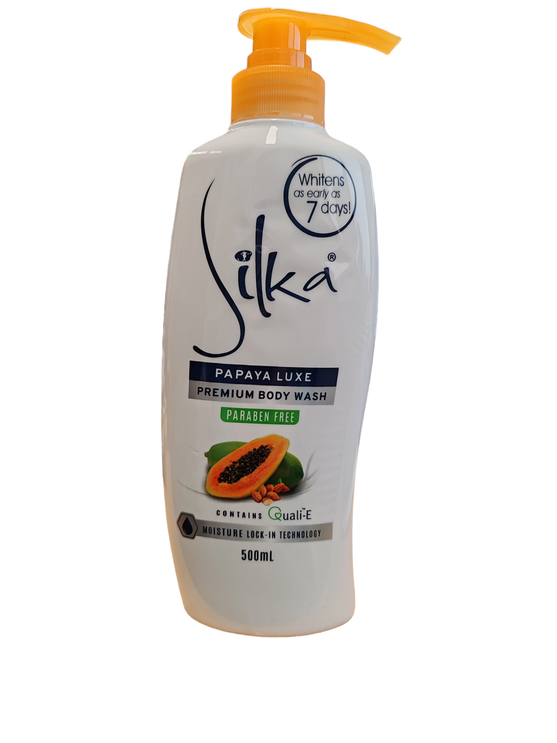 Gel douche blanchissant premium Silka Skin 500 ml