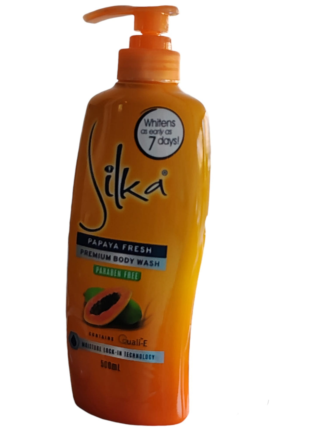 Silka huidverlichtende body wash papaja 500 ml