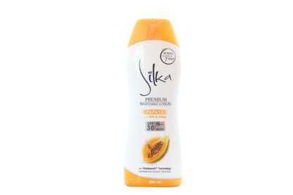 Silka Premium Lotion Corps Éclaircissante Papaye avec SPF 30