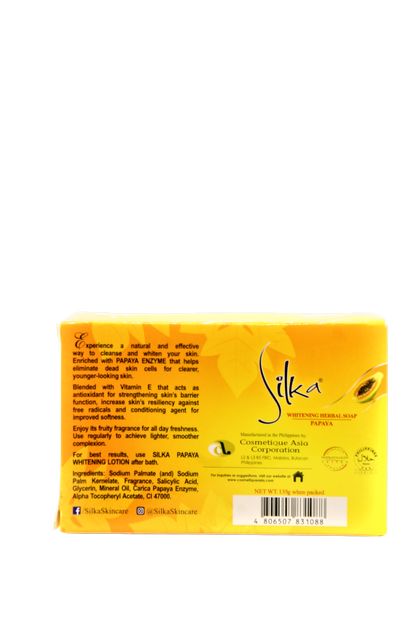 Savon éclaircissant à la papaye Silka 135gr