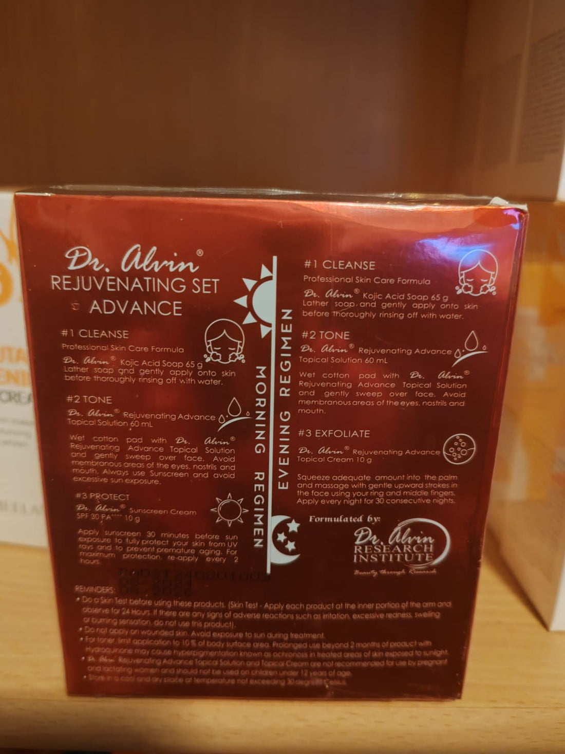 Kit de rajeunissement Dr. Alvin ADVANCE
