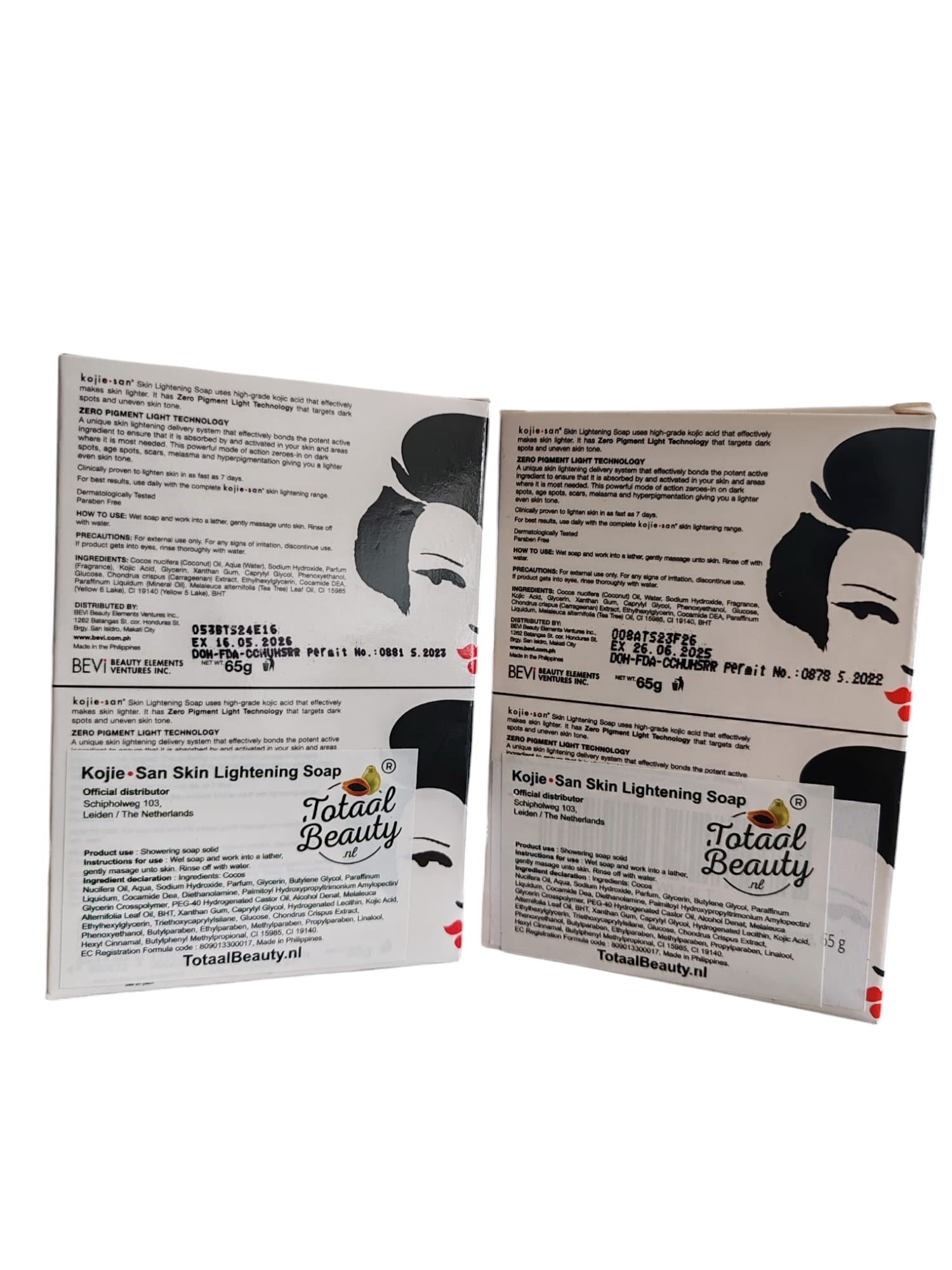 Savon éclaircissant Kojie San 4 x 65 grammes (2 boîtes)