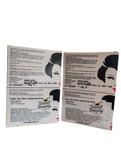 Savon éclaircissant Kojie San 4 x 65 grammes (2 boîtes)