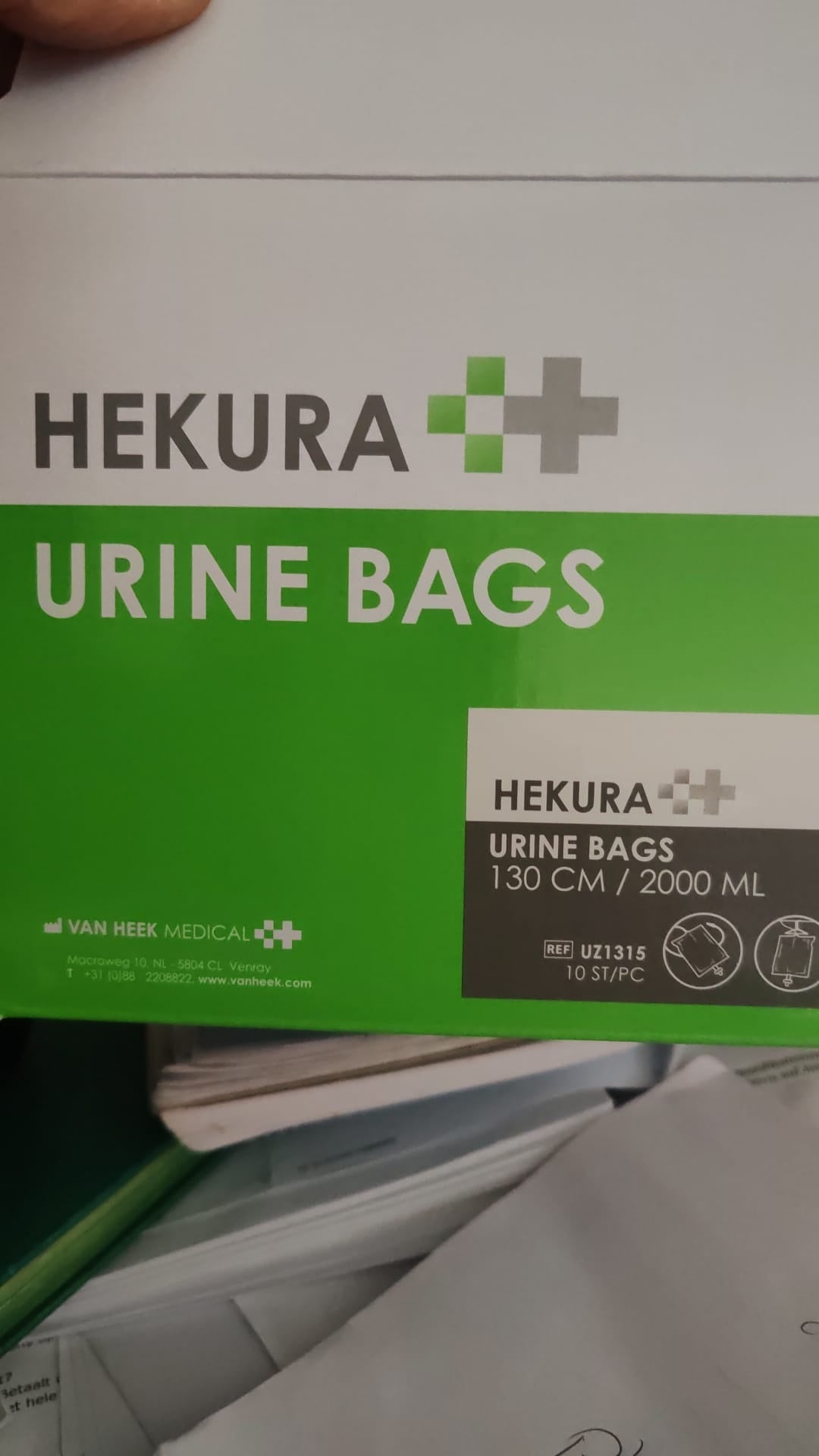 Sacs à urine Hekura 2000 ml