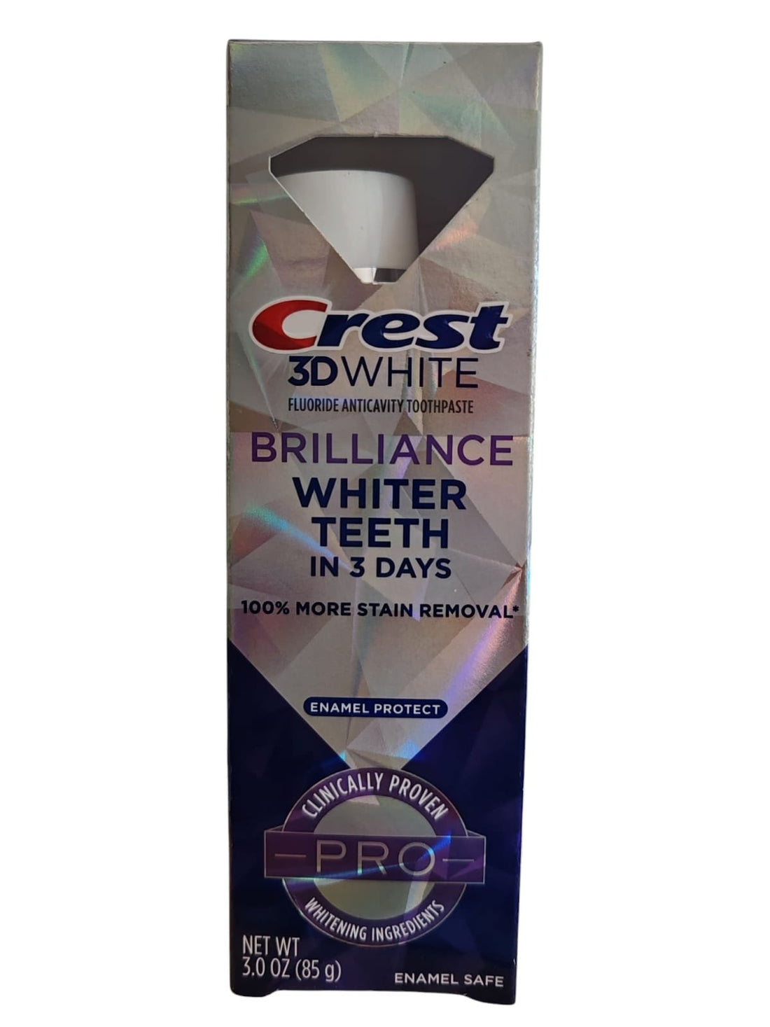 Crest 3D White Brilliance PRO Des dents plus blanches en 3 jours Protection de l&