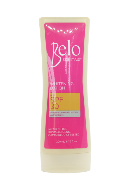 Lait corporel éclaircissant Belo Essentials avec SPF 30 200 ml